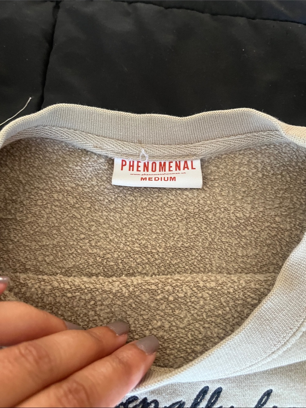 Phenomenal woman “phenomenally brown” sweatshirt - Picture 4 of 5